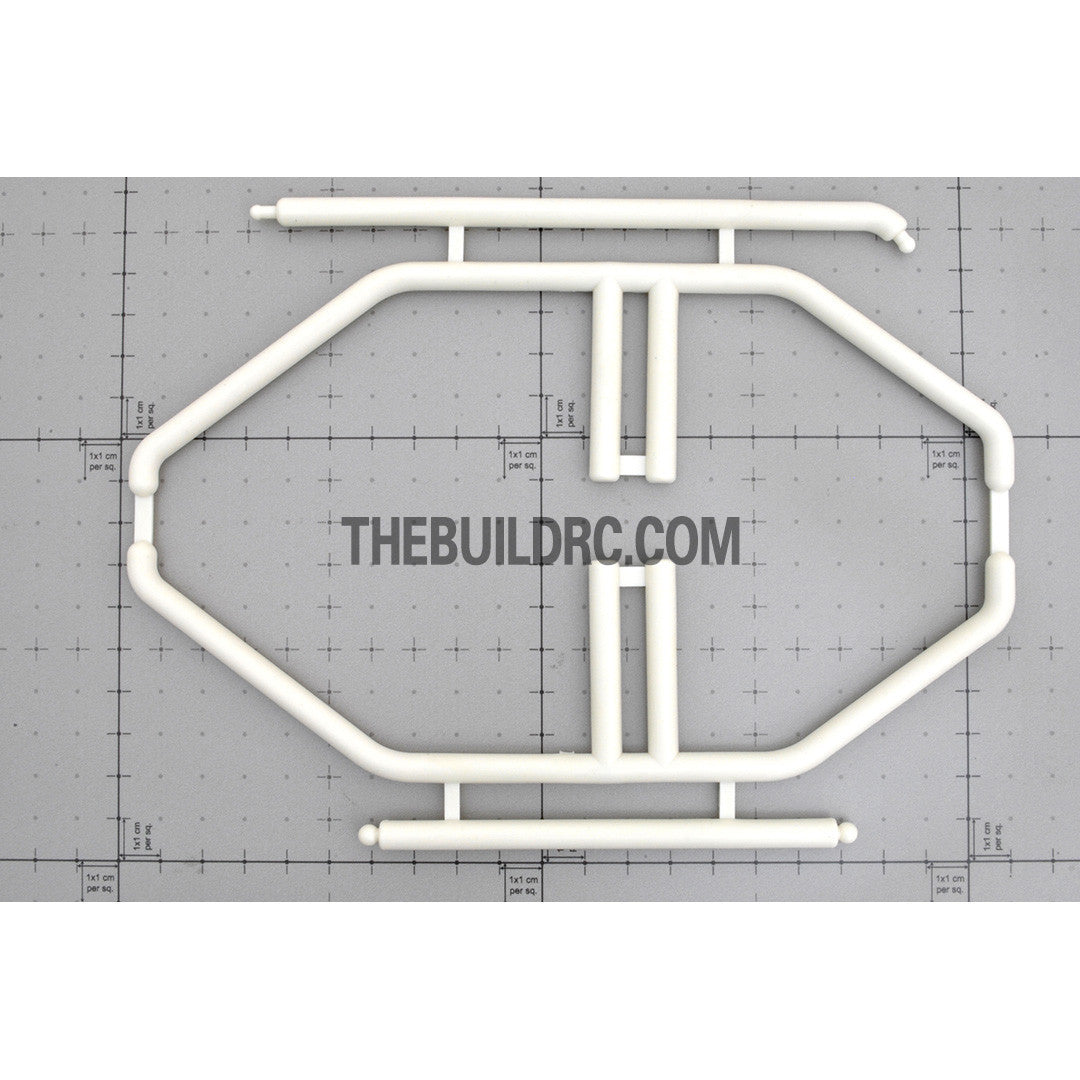 RC Racing Car Anti Roll Bar / Safeguard - White