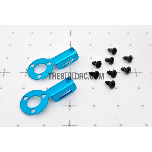 RC Car Body Alloy Clip / Holder (2pcs) - Blue