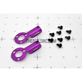 RC Car Body Alloy Clip / Holder (2pcs) - Purple