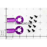 RC Car Body Alloy Clip / Holder (2pcs) - Purple