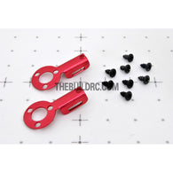 RC Car Body Alloy Clip / Holder (2pcs) - Red