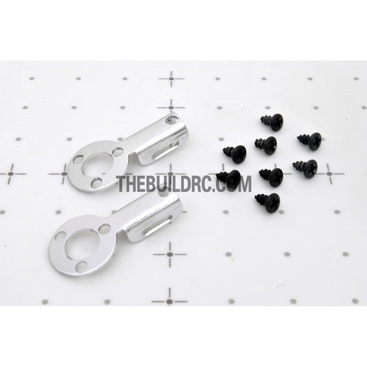 RC Car Body Alloy Clip / Holder (2pcs) - Silver
