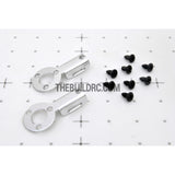 RC Car Body Alloy Clip / Holder (2pcs) - Silver