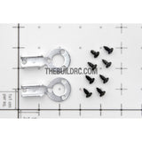 RC Car Body Alloy Clip / Holder (2pcs) - Silver