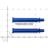 63mm Alloy Adjustable Body Stand / Pole (2pcs) - Dark Blue