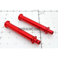 63mm Alloy Adjustable Body Stand / Pole (2pcs) - Red