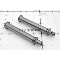 63mm Alloy Adjustable Body Stand / Pole (2pcs) - Silver
