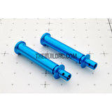 53mm Alloy Adjustable Body Stand / Pole (2pcs) - Blue