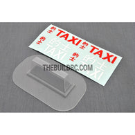 RC Car Taxi Advertising Top Light box Transparent PC Plastic Plate
