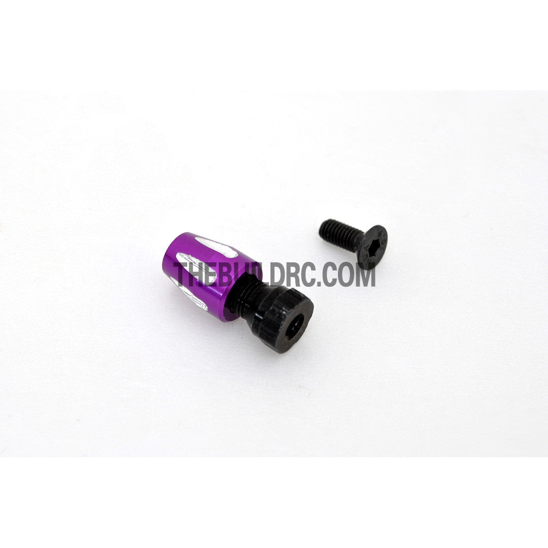 RC EP Car Boat Alloy CNC Antenna Holder - Purple