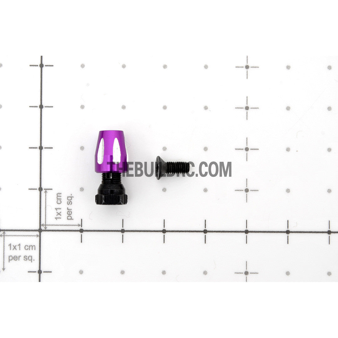 RC EP Car Boat Alloy CNC Antenna Holder - Purple