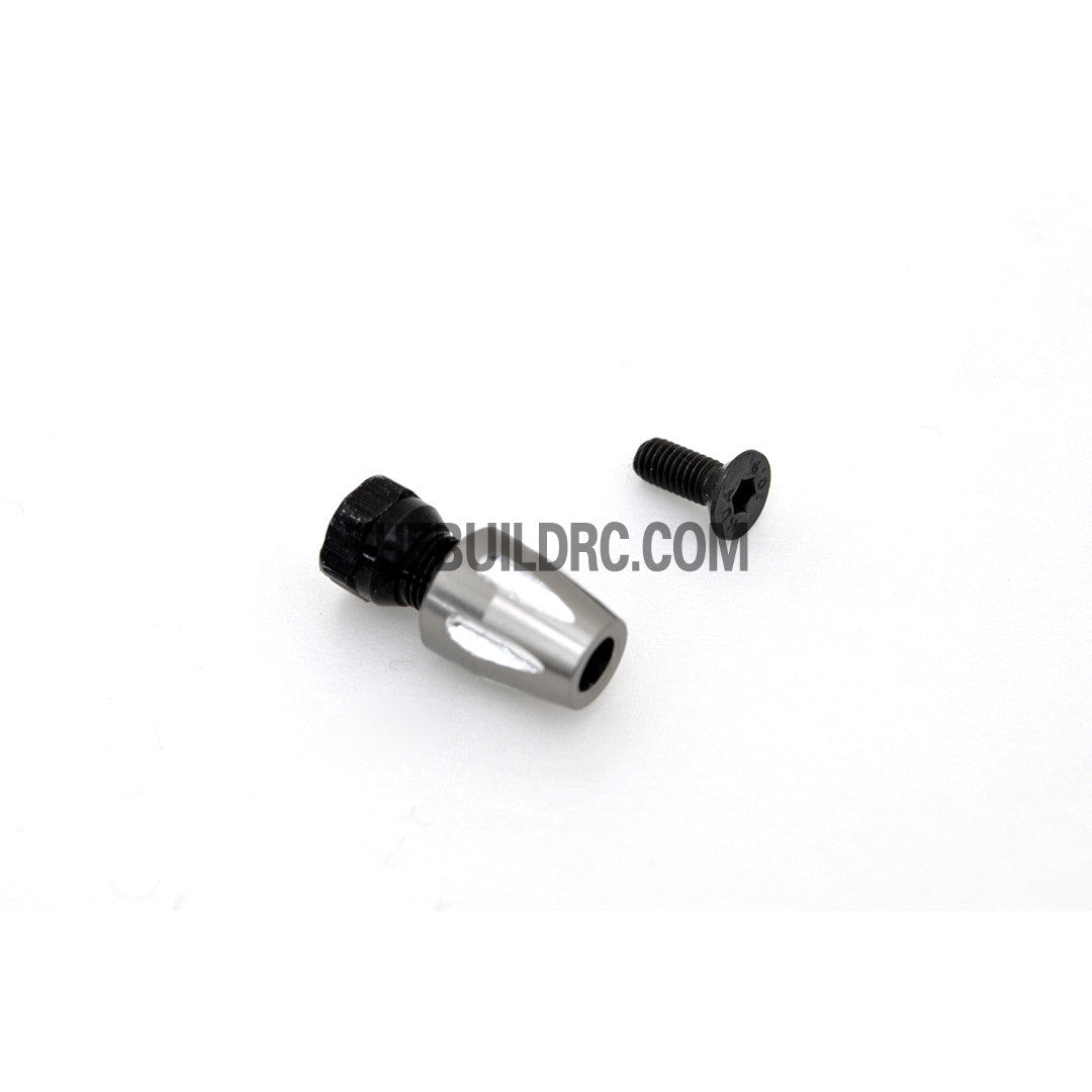 RC EP Car Boat Alloy CNC Antenna Holder - Silver