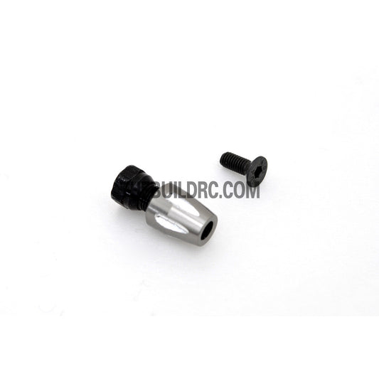RC EP Car Boat Alloy CNC Antenna Holder - Silver