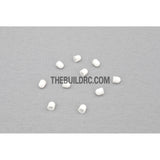 3mm Silicon LED Light Bulb Cap - White (10pc)