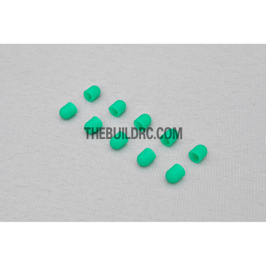 5mm Silicon LED Light Bulb Cap - Green