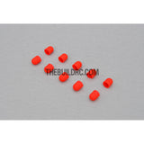 5mm Silicon LED Light Bulb Cap - Red