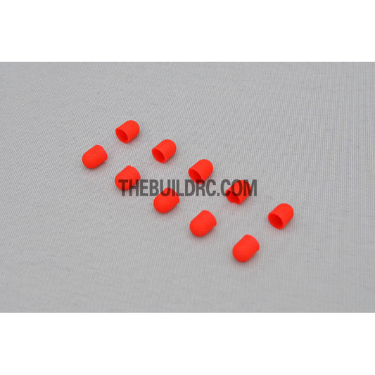 5mm Silicon LED Light Bulb Cap - Red