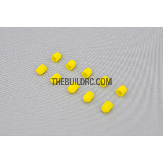 5mm Silicon LED Light Bulb Cap - Yellow