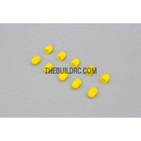 5mm Silicon LED Light Bulb Cap - Yellow