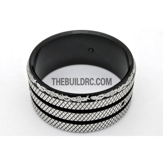 RC Car / Boat Radio Aluminum Steering Wheel for Futaba / Eurgle Radio - Black