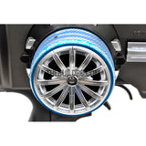 RC Car / Boat Radio Aluminum Steering Wheel for Futaba / Eurgle Radio - Light Blue
