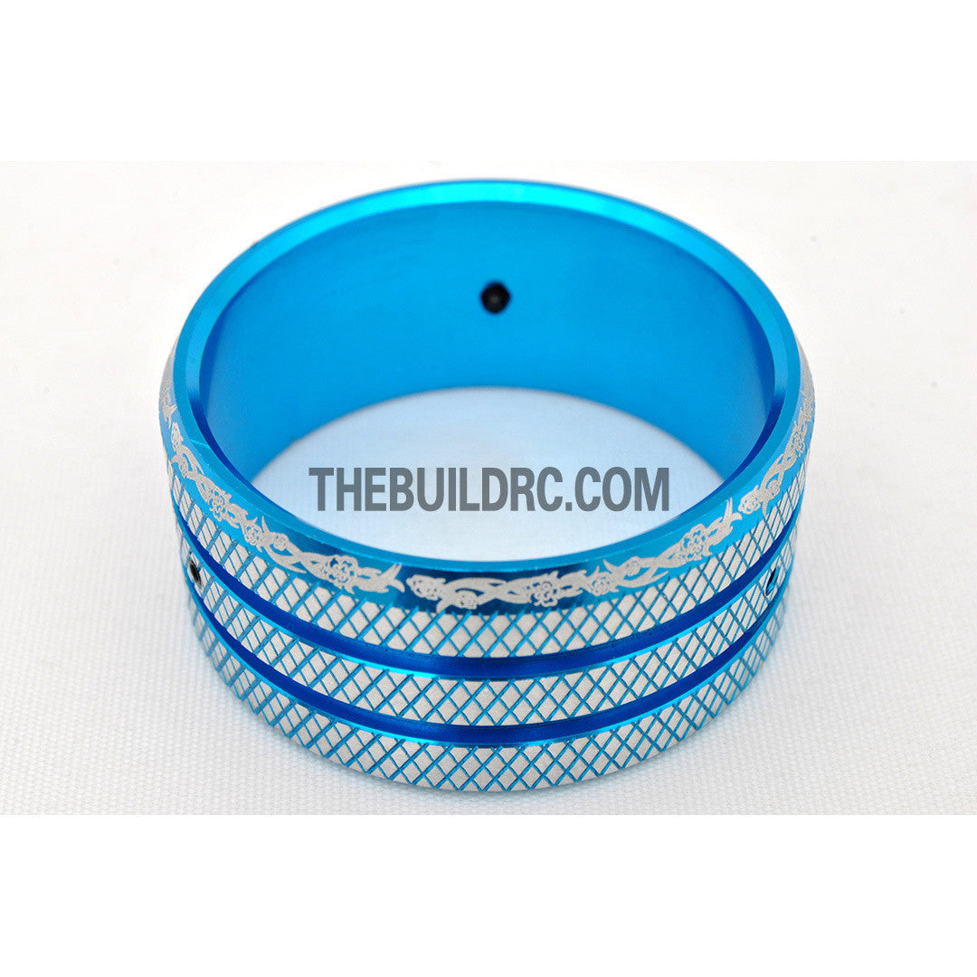 RC Car / Boat Radio Aluminum Steering Wheel for Futaba / Eurgle Radio - Light Blue