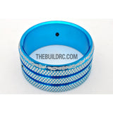 RC Car / Boat Radio Aluminum Steering Wheel for Futaba / Eurgle Radio - Light Blue