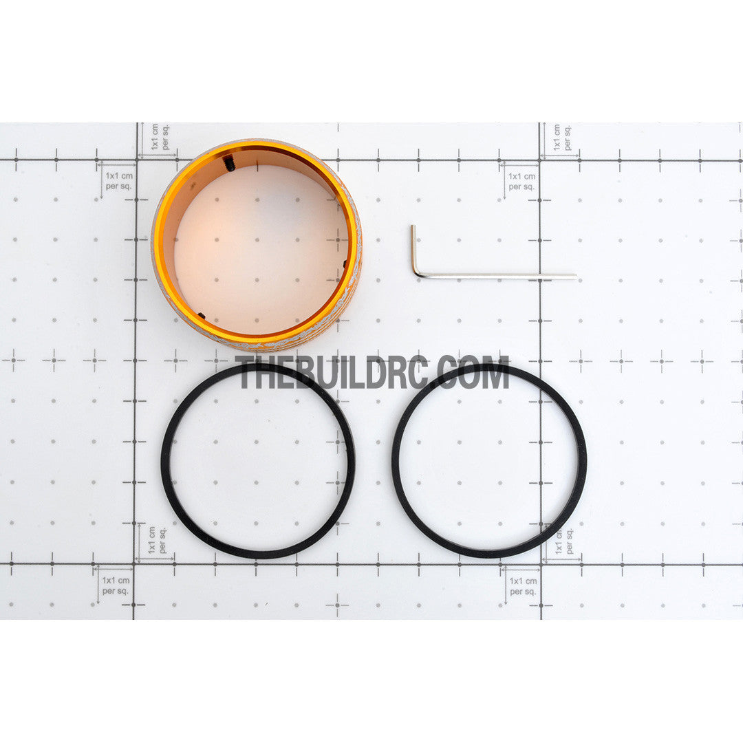 RC Car / Boat Radio Aluminum Steering Wheel for Futaba / Eurgle Radio - Gold