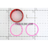 RC Car / Boat Radio Aluminum Steering Wheel for Futaba / Eurgle Radio - Red