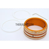 RC Car / Boat Radio Aluminum Steering Wheel for Sanwa M11 / MT-4 Radio - Gold