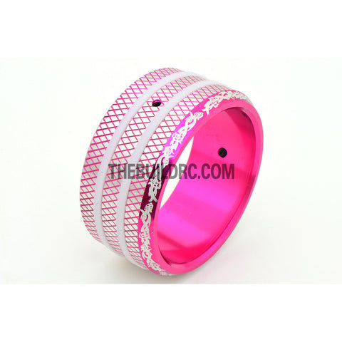 RC Car / Boat Radio Aluminum Steering Wheel for Sanwa M11 / MT-4 Radio - Pink