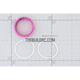 RC Car / Boat Radio Aluminum Steering Wheel for Sanwa M11 / MT-4 Radio - Pink