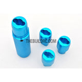 RC Car Push Rod Adjuster (4 Sizes) - Blue