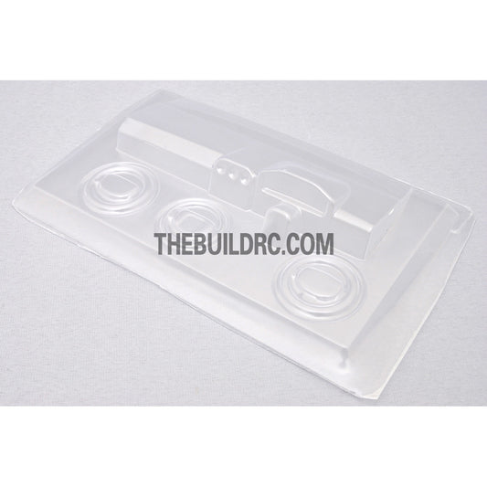 1/10 RC On-Road PC Polycarbonate Transparent Rally Touring Dashboard and Steering