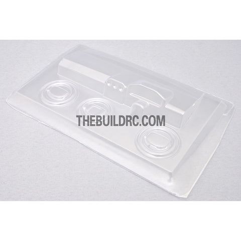 1/10 RC On-Road PC Polycarbonate Transparent Rally Touring Dashboard and Steering