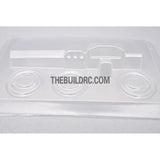 1/10 RC On-Road PC Polycarbonate Transparent Rally Touring Dashboard and Steering