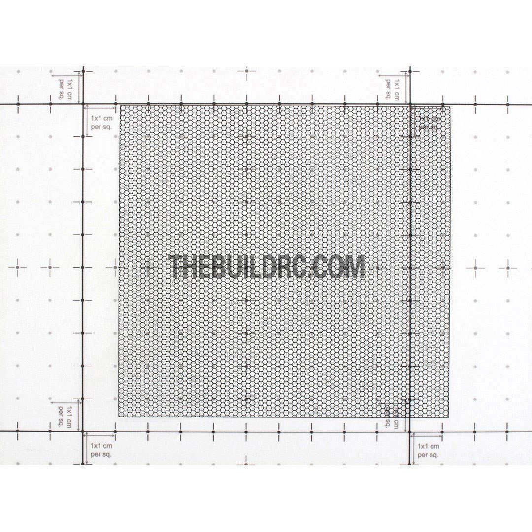 1/10 RC Car 95 x 100mm Honeycomb Shaped Stainless Steel Window Netting Net