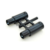 Exhaust Pipe Dummy Kit for 1/10 RC Racing Car - Black