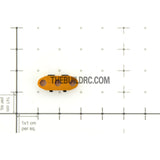 1/10 RC Racing Car CNC Alloy Wires Clip - Gold