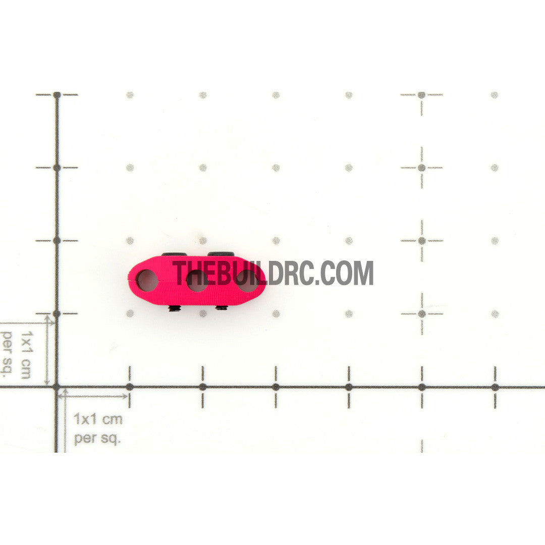 1/10 RC Racing Car CNC Alloy Wires Clip - Pink