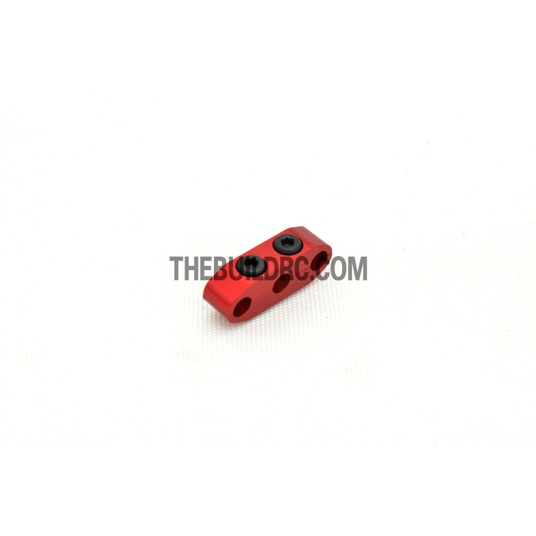 1/10 RC Racing Car CNC Alloy Wires Clip - Red