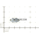 1/10 RC Racing Car CNC Alloy Wires Clip - Silver