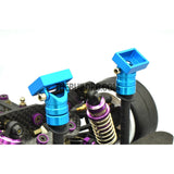 1/10 RC Car Alloy Magnetic Adjustable Stealth Rectangular Body Stand / Mount - Blue