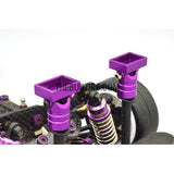 1/10 RC Car Alloy Magnetic Adjustable Stealth Rectangular Body Stand / Mount - Purple