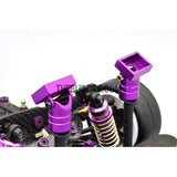 1/10 RC Car Alloy Magnetic Adjustable Stealth Rectangular Body Stand / Mount - Purple