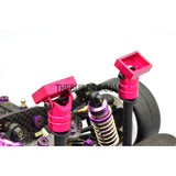 1/10 RC Car Alloy Magnetic Adjustable Stealth Rectangular Body Stand / Mount - Pink