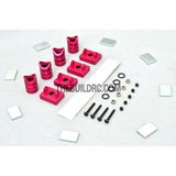 1/10 RC Car Alloy Magnetic Adjustable Stealth Rectangular Body Stand / Mount - Pink