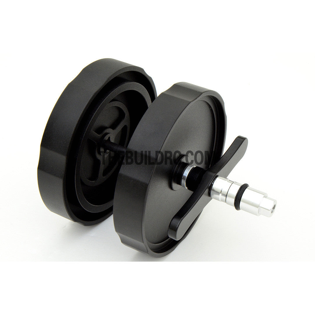 1/10 RC DRIFT Car Alloy Wheel / Rim Tire / Tyre Easy Installer / Uninstaller - Black