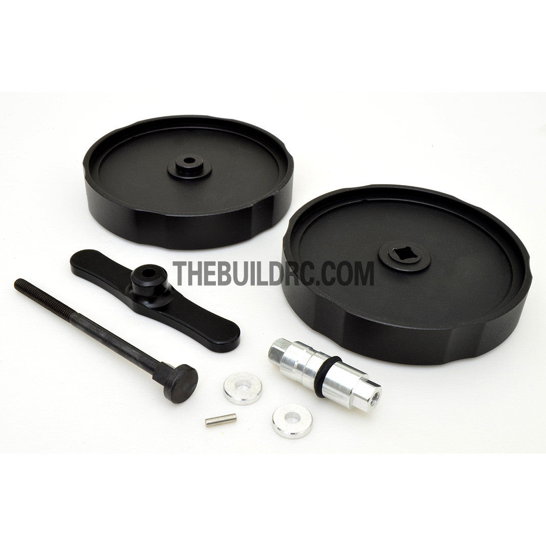 1/10 RC DRIFT Car Alloy Wheel / Rim Tire / Tyre Easy Installer / Uninstaller - Black