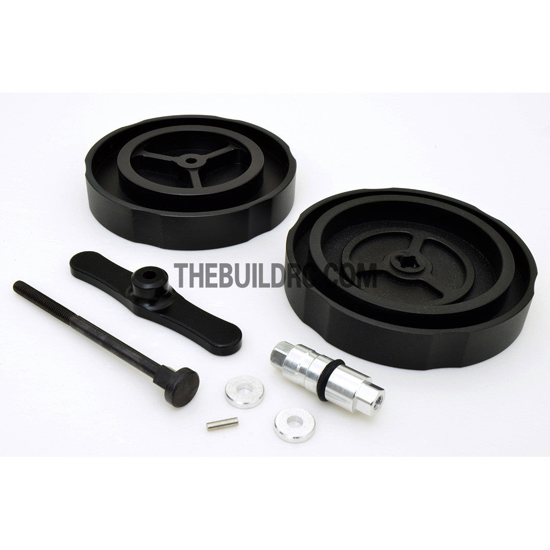 1/10 RC DRIFT Car Alloy Wheel / Rim Tire / Tyre Easy Installer / Uninstaller - Black